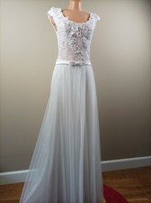 Women's Handmade A Lines Elegant Classic Dress Wedding Bridal Gown