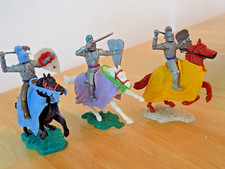 3 Mounted Timpo 1/32nd Storm Knight 1974 Dec.listing