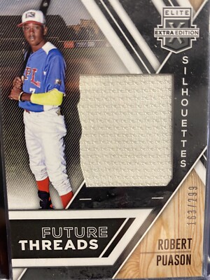 2017 Panini Elite Extra Future Threads Robert Puason #FTS-RP (163/299) Patch