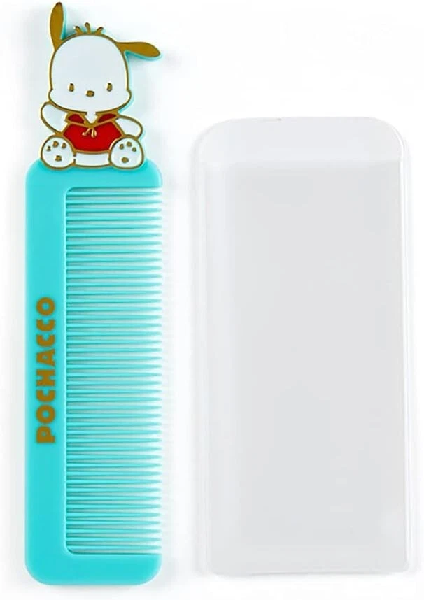Pente compacto Sanrio Pochacco 877468, Material: PVC, resina AS, Comprimento: 14,5cm - Imagem 2 de 3