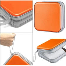 CD Case DVDs Wallet Holder 34 Discs Bag Binder Storage Booklet Album for Travel