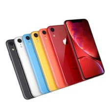Apple iPhone XR 64GB Unlocked Black Red Verizon AT&T 4G iOS - Free Shipping!