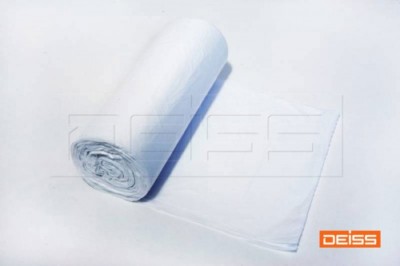 DEISS Zugbandsack HDPE STANDARD 30l weiß 15my (1 Rolle = 25 Stück)