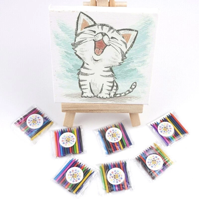 Miniatur Puppenhaus 2 St. Maßstab 1:12 Kreide Crayons Schreibzubehör Zubehör - Bild 3 von 4