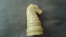 Chess Game Replacement Parts Plastic Hollow-Light Brown Knight