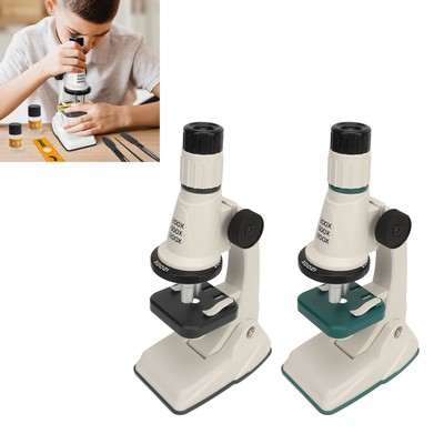 New Kids Microscope Science Kit 200 To 1200X Magnification Flexible Angle Adjust