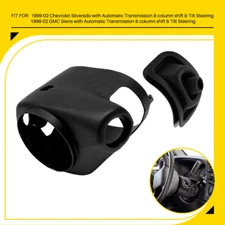 Upper & Lower Steering Column Cover Shroud+Shifter Boot For Chevy GMC 1998-2003