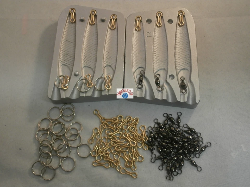 Mackerel Spinners Lures Pirk Fishing Aluminium  Mould 30-40-60g cod wreck lead - Image 3 of 4