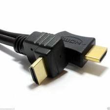 0.5m 1m 1.8m 3m 5m HDMI 1.4 High Speed 3D TV Right Angle to Straight Plug Cable