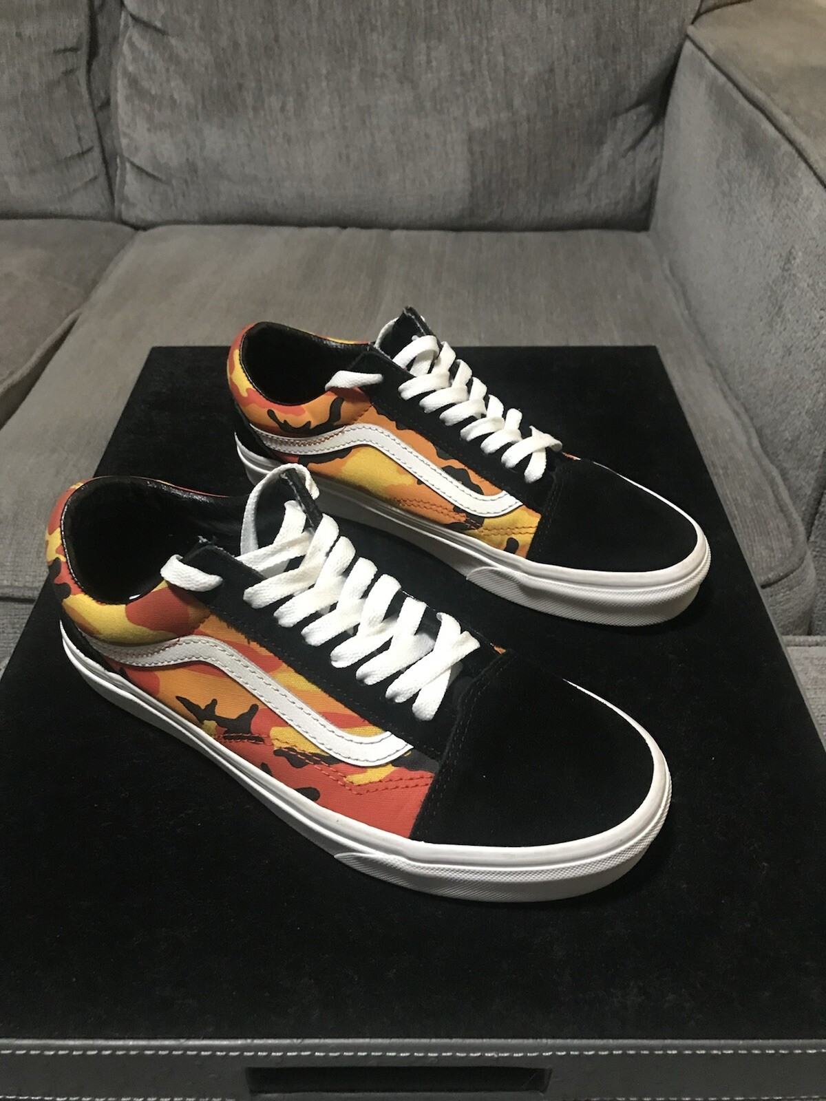 SAOLA Scarpe da skate BMX Vans Orange mimetiche da uomo 6 5 donna 8 taglia 8