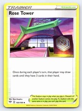 Rose Tower 169/189 Uncommon Darkness Ablaze Pokemon Card - NM Near Mint