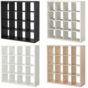 New Ikea Kallax 4x4 Shelving Unit 16 Square Cubes Bookcase Expedit