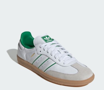 Adidas Samba OG men's Shoes Crystal White Green JI2044 | eBay