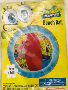 spongebob beach ball