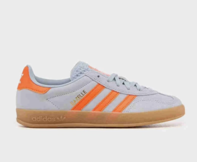 SIZE 11 MENS - NEW Adidas Gazelle Indoor Wonder Blue Orange