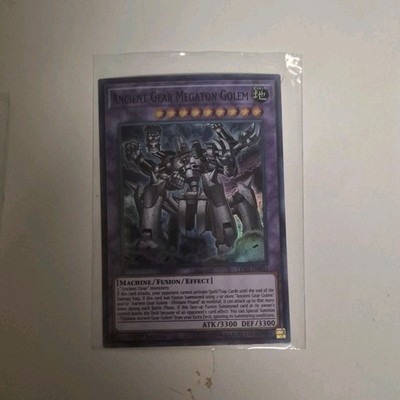 Konami Yu-Gi-Oh! Ancient Gear Megaton Golem LED2-EN014 Fusion Effect Card