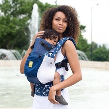 Lillie Baby Complete Mesh 6in1 Ergonomic Baby Carrier Nautical