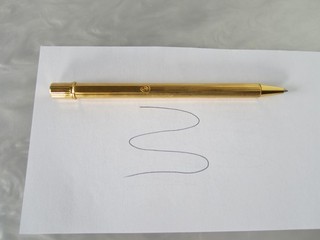 BEAUTIFUL ORIGINAL VINTAGE CARTIER MUST DE CARTIER BALLPOINT PEN