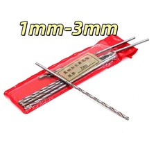 Extra Long High Speed Steel Diameter HSS Twist Drill Bits For Metal Wood 1mm-3mm