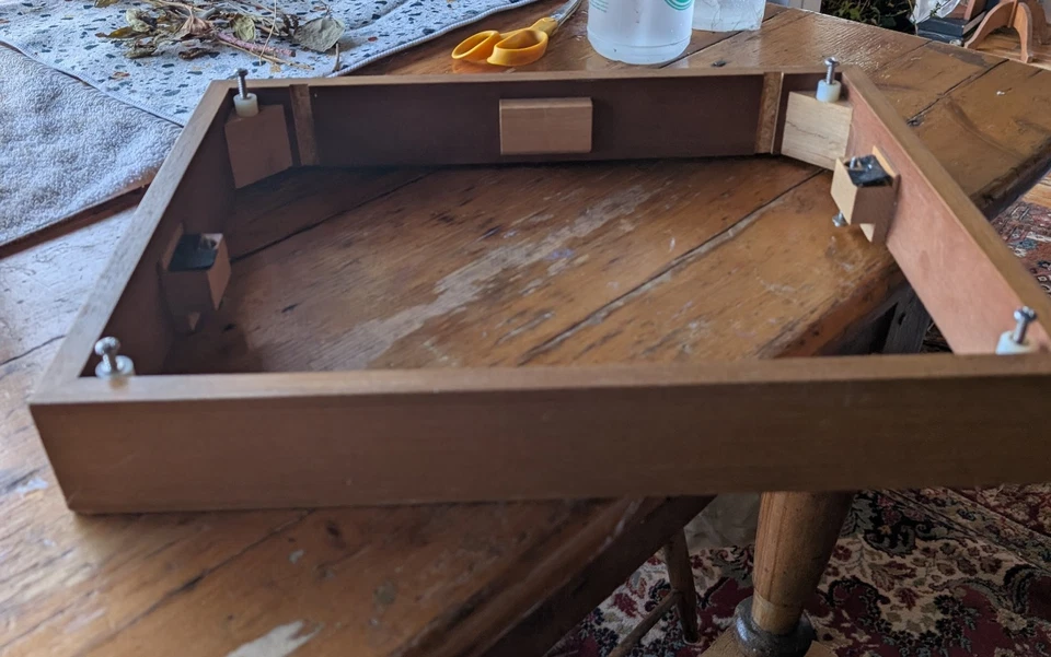 ZÓCALO THORENS TD 166 - BUEN ESTADO - SIN BISAGRAS NI PLACA INFERIOR NI PIES Foto 3 de 4