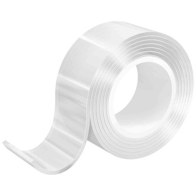 TESA Klebeband doppelseitig NANO POWER 1m x 30mm transparent wiederverwendbar