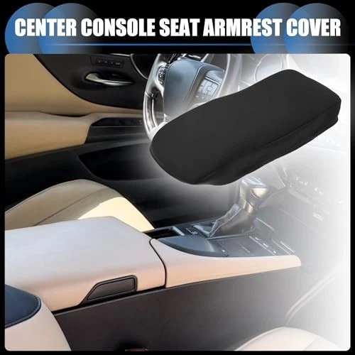 Center Console Armrest Cover for Lexus ES350 2008-2012 Neoprene Black Pad Foto 3 de 4