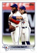 2022 Topps #381 Toronto Talent Bo Bichette Vladimir Guerrero Jr. - BB
