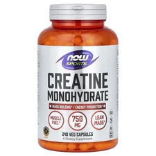 NOW Foods, Sports, Creatine Monohydrate 4500mg 240Caps