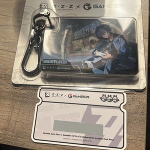 ZZZ Gamesir Zenless Zone Zero Great Player  Keychain Official Acrylic Keyring