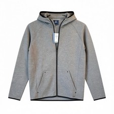 NWT GAPFit Kids' Fit Tech Full-Zip Hoodie Jacket Gray Heather - Size XL 12