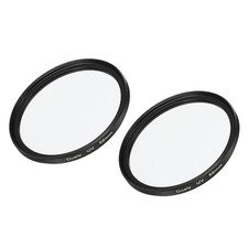 2pc 52mm Lens Filters, Slim Frame Multi-Coated Protective Lenses Filter