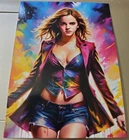 EMMA WATSON Superstar Diva #1 Team Brinkz Art Print Card By ACEO SP HTF HOT Bra