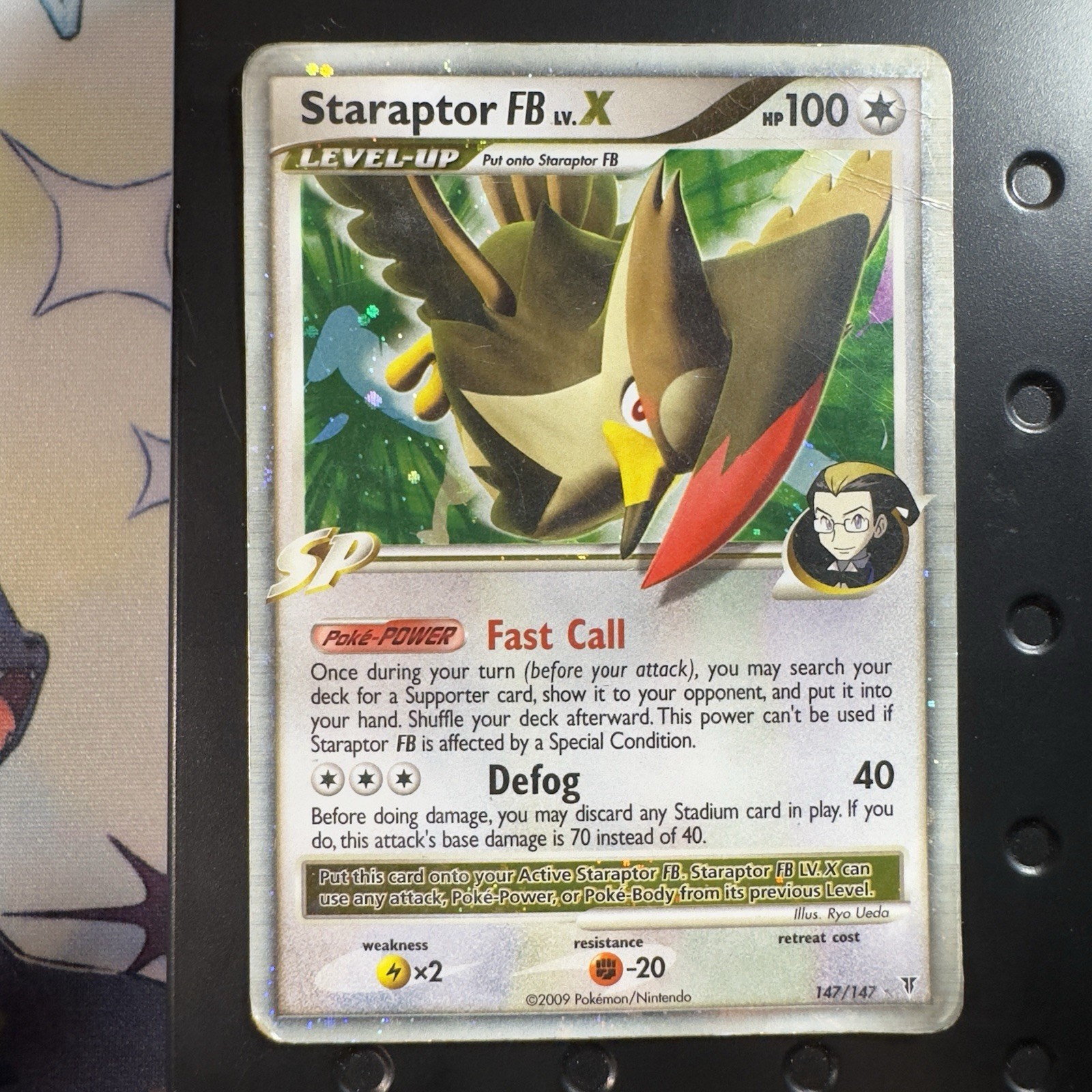 Staraptor FB Lv.X 147/147 DP Supreme Victors Ultra Rare Pokemon Card MP