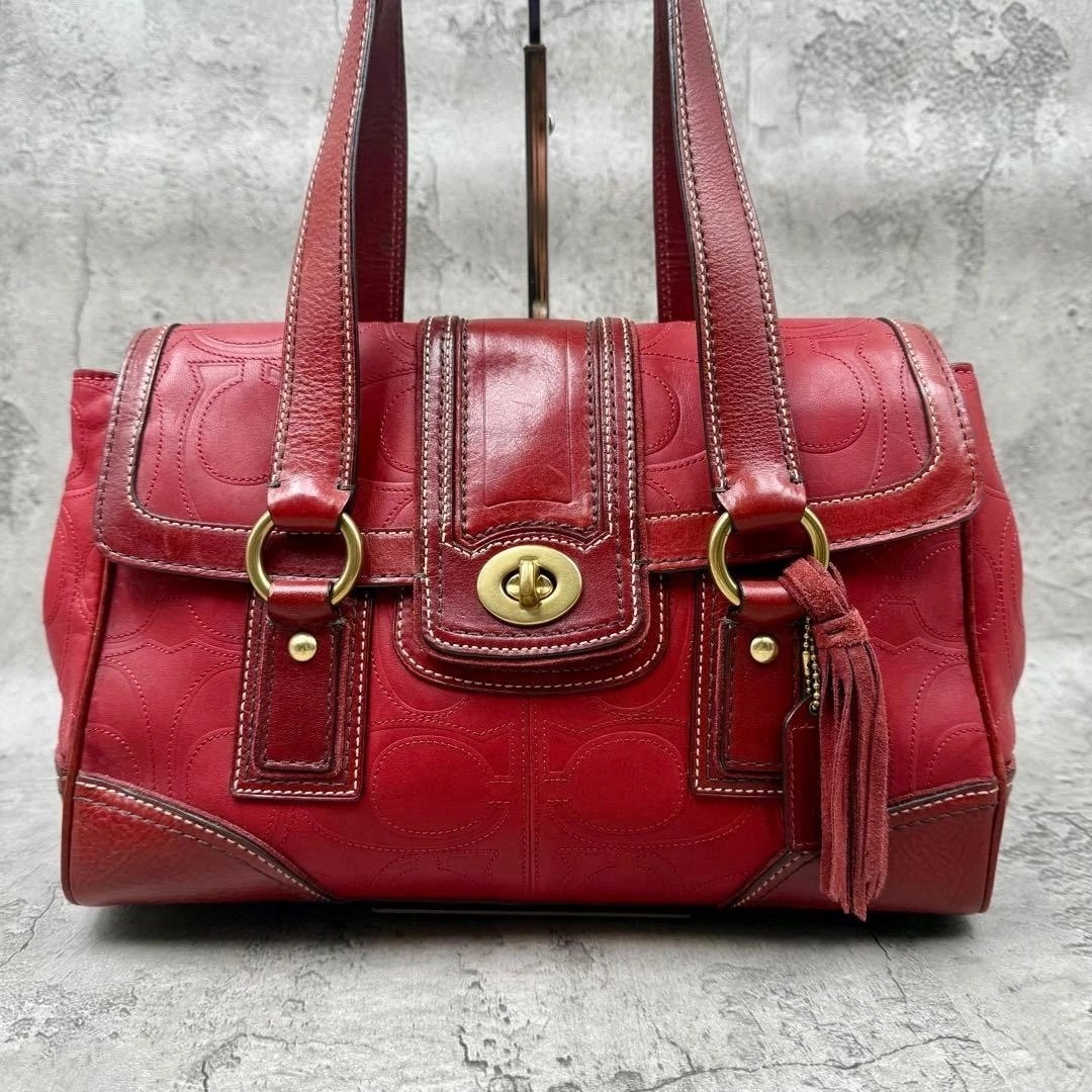 Coach Hampton Tote Red Bags & Handbags for Women for sale | eBay
