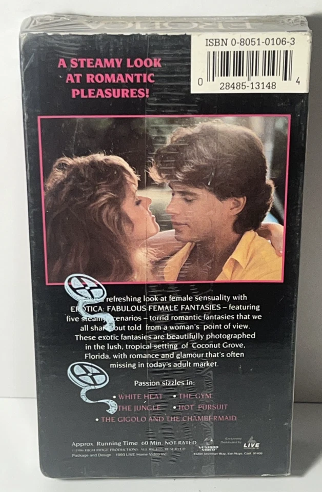 Erotica Fabulous Female Fantasies New Vhs Rare 1986 Vesteron Video - Immagine 2 di 4