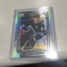 Upper Deck hockey Series 1 Encore Clayton Keller #E-100 Utah Mammoth Card