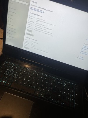 Dell G7 17 7790 Gaming Laptop i7 RTX 2060 16GB 1TB HDD Black + Cooling Pad