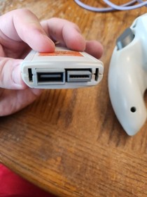 White Dreamcast Controller with Mega Memory Card Untested