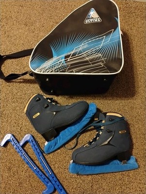Roces Women's CAJE Ice Skate Superior Italian Style 450617 00001 Sz 9 Blue