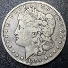 1894 P Morgan Silver Dollar $1 VF Very Fine Original Look Rare Date