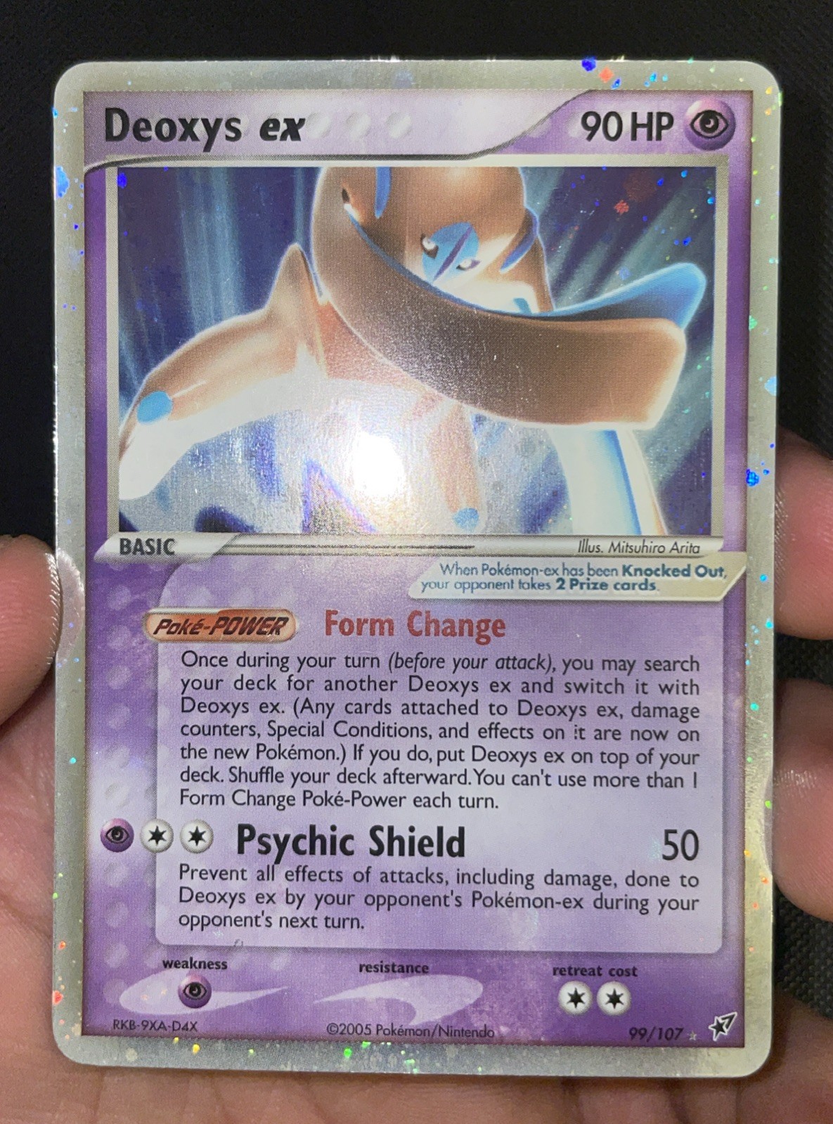 Deoxys EX 99/107 Defence Form Pokemon EX Deoxys NM