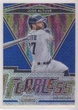 2021 Panini Prizm Fearless Blue Mojo Prizm 118/199 Jose Altuve #FR-9 2qw