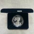 1997 American Silver Eagle Proof $1 - 1 oz .999 Fine Silver - Original Box & COA