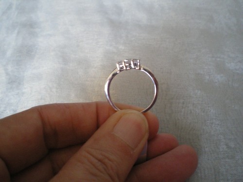 Zambezia Morganite ring, 1.28 carats, size P/Q, 3.49 grams 925 Sterling Silver - Picture 10 of 12