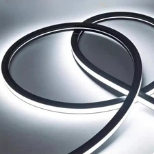 10*10mm 12V 24V Dotless Waterproof Black Housing Silicone LED Neon Light Strip