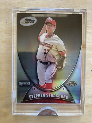 2010 e Topps eTopps MILB STEPHEN STRASBURG ROOKIE CARD RC /1499 Chrome Like