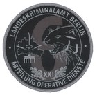 Abzeichen Patch Polizei Berlin LKA Operative Dienste XXI