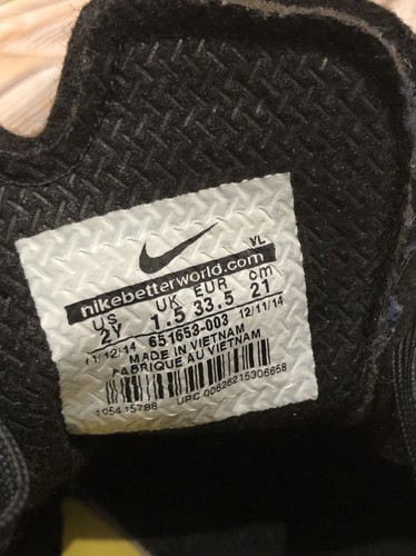 Nike 2Y Magista Onda FG Kid Youth 2 Soccer Cleat Black Green 651653-003 Shoe - Picture 5 of 5