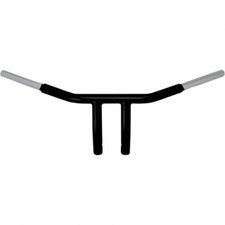 WILD 1 - GUIDON CHUBBY DRAG BAR - 6" - Ø 1.25" - PRÉ-PERCÉ - NOIR