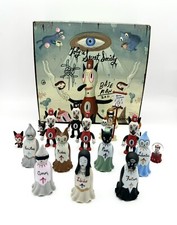 Gary Baseman x Kidrobot TOBY'S SECRET SOCIETY Vinyl Art Toy - Full Set, SIGNED